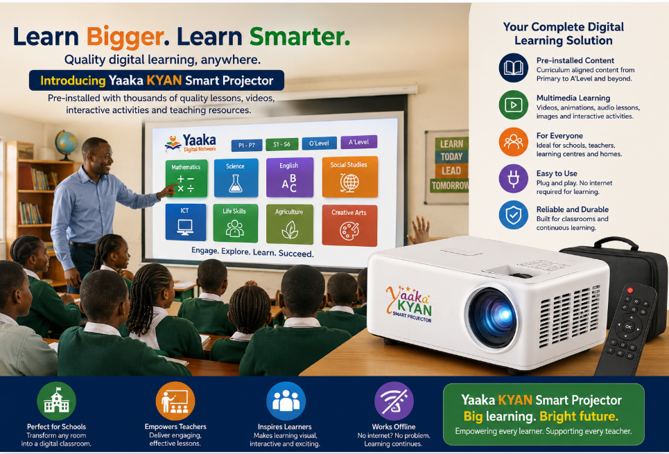 Yaaka KYAN smart projector with offline content